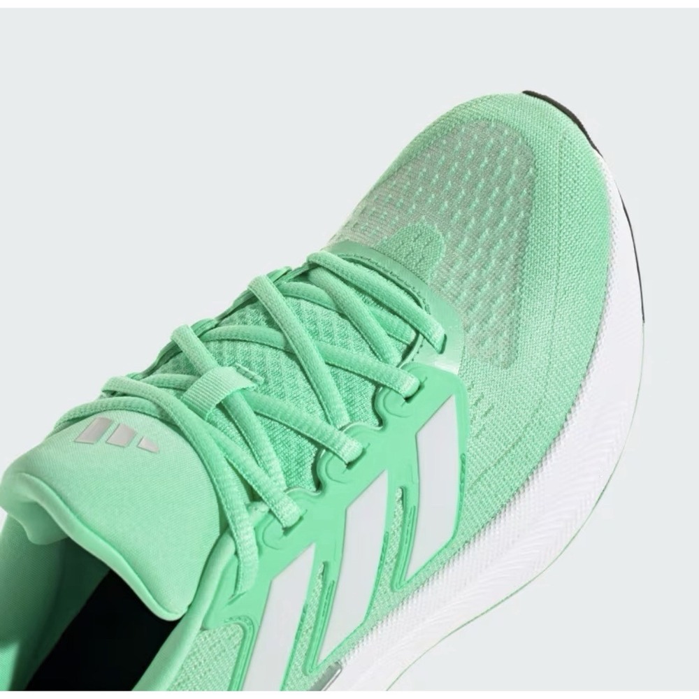 adidas Ultrarun 5 W Green Glow Men's Size 8.5 Dash Grey Core Black - Picture 12 of 13